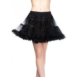 Black Plus Sized Leg Avenue Layered Tulle Petticoat | Womens Costume ...